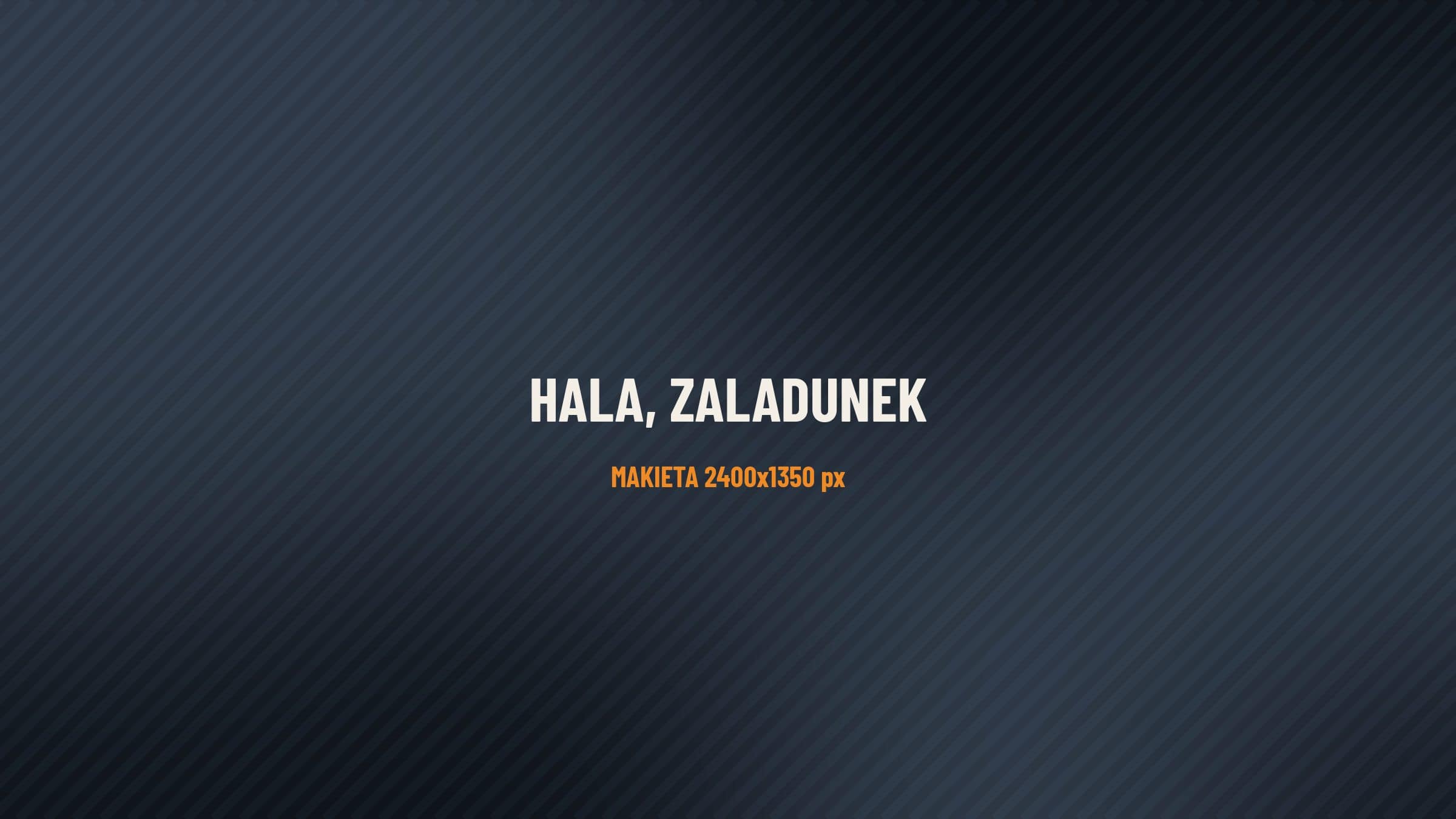Załadunek towaru w hali magazynowej